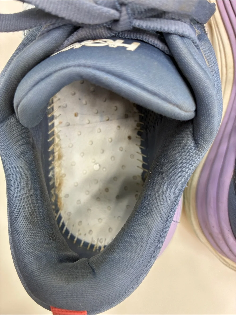 Hoka One One Gaviota 5 Anchor/Grapefruit Sneakers Size 9 B - Picture 9 of 9